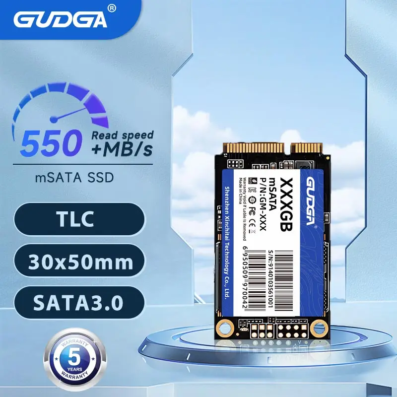 GUDGA MSATA SSD SATAIII 120gb disco sólido 240gb 512gb1tb 2tb Hdd disco duro interno de estado sólido para computadora portátil de escritorio - imagen 2
