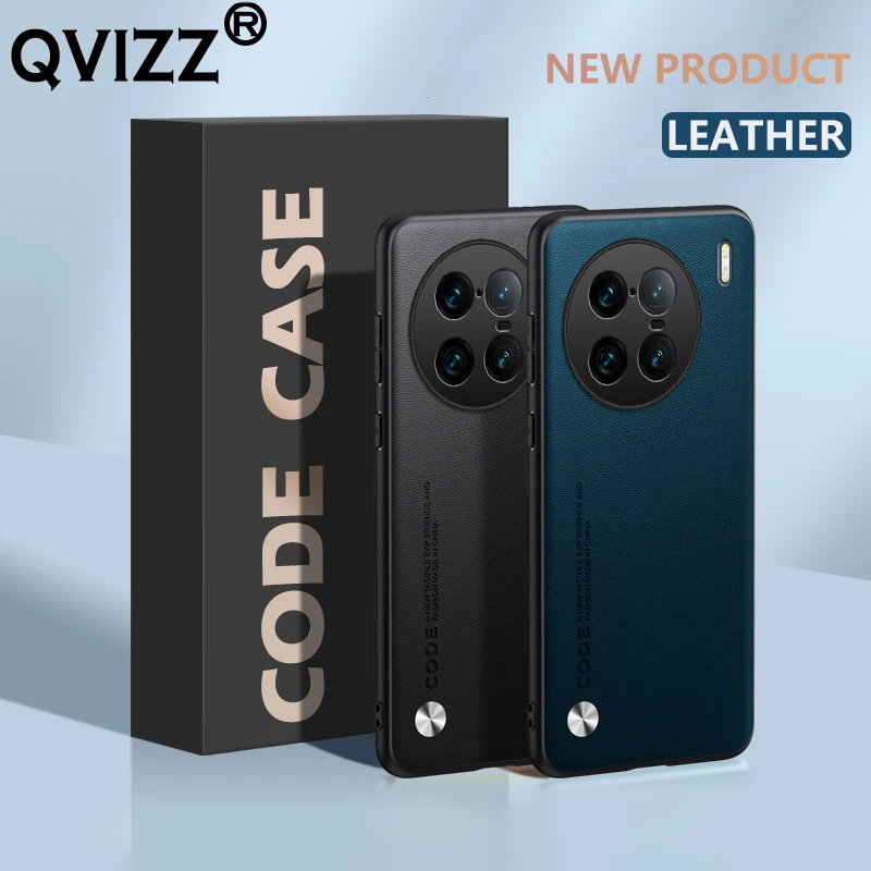 Funda de cuero de lujo para Vivo X90 Pro + Plus, armadura a prueba de golpes, bordes suaves, tapa dura del teléfono VivoX90Pro + Plus X90Pro X90ProPlus