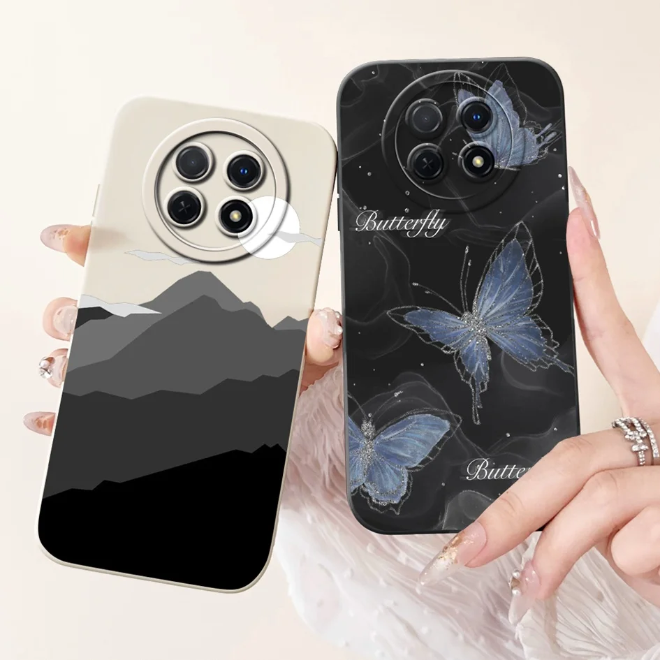 Funda de silicona suave con dibujos animados para teléfono móvil, carcasa protectora de TPU para cámara, para Huawei Nova Y91, NovaY91 Y 91 STG-LX1