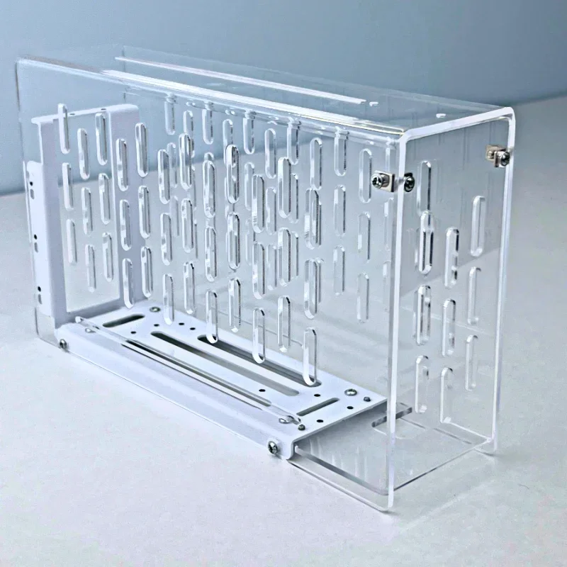 EGPU-tarjeta gráfica externa para ordenador portátil, soporte de Metal con 2 ranuras, Marco acrílico, tarjetas de vídeo, base GPU, Oculink PCIE, funda externa para PC - imagen 2