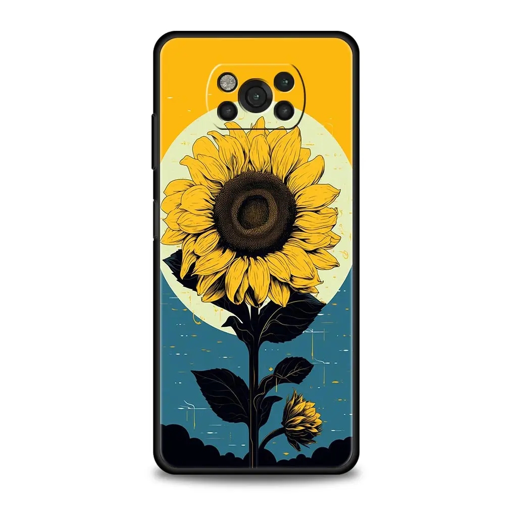 Funda de teléfono pintada con dibujos animados para Xiaomi, carcasa bonita para Poco X6 X5 Pro X4 X3 NFC F5 Pro F4 F3 GT M5 M4 Pro 5G M3 C51 C50 C55 - imagen 4