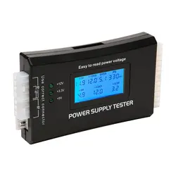 Probador de fuente alimentación ATX con pantalla LCD digital