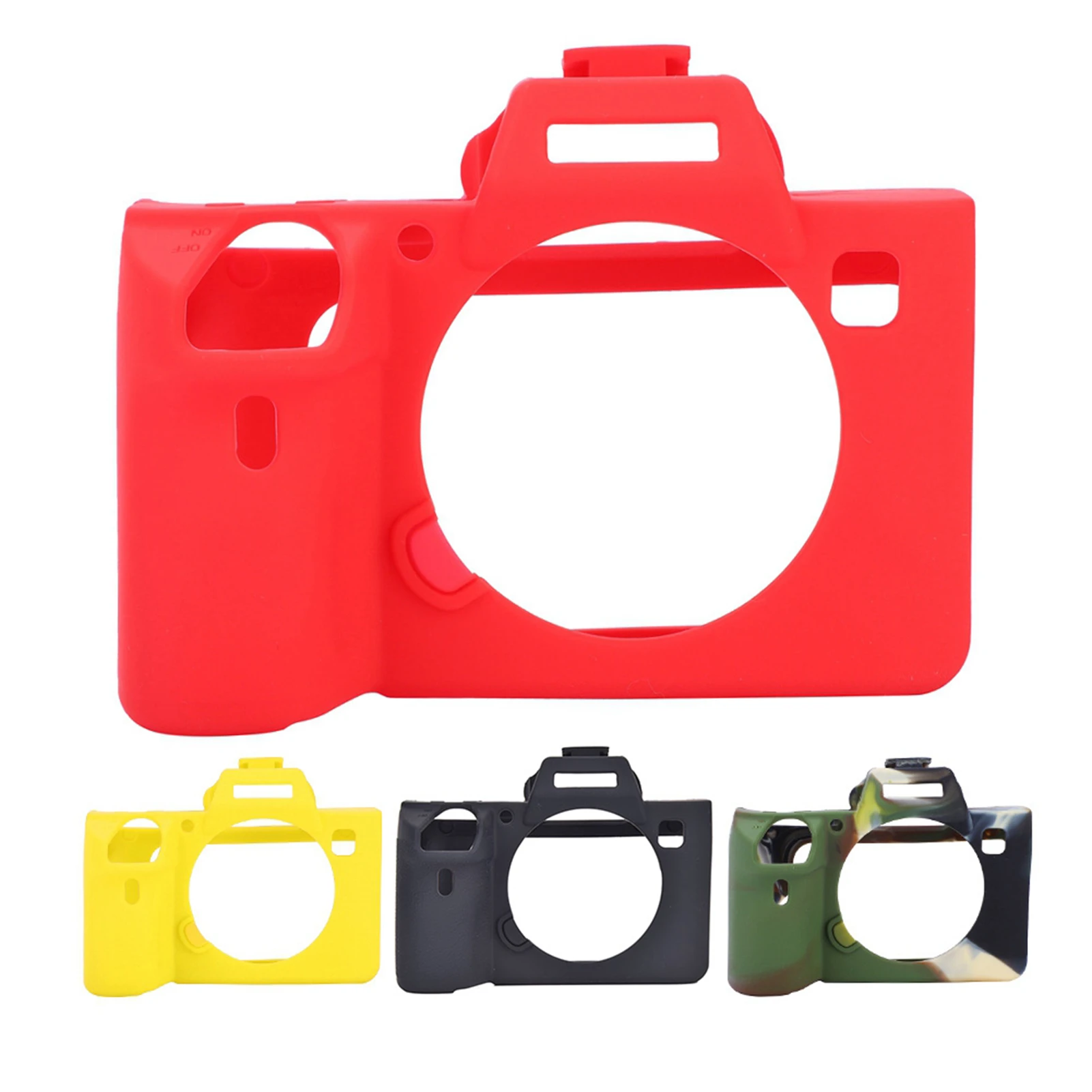 Funda protectora para cámara, funda protectora de silicona suave para cámara, accesorio para III/A7R3