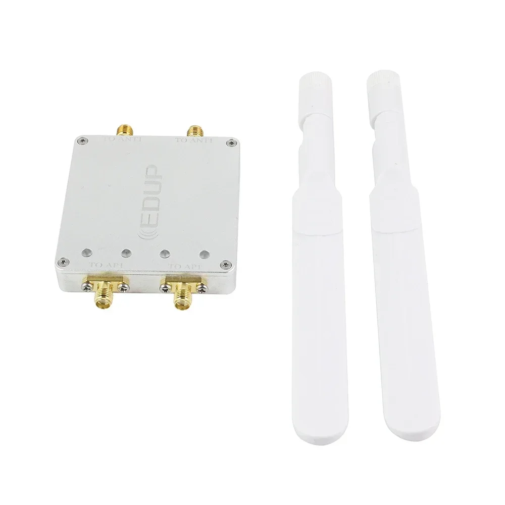 Amplificador WiFi EDUP, extensor de señal de 5,8 GHz y 2,4 GHz, repetidor de canal Dual de largo alcance de 4W, amplificador de potencia de antena Dual para ruta de Dron - imagen 4