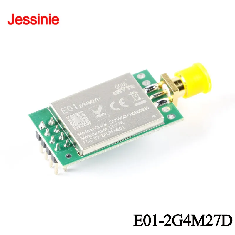 E01-2G4M27D E01-ML01DP5 nRF24L01P nRF24L01 PA LNA largo alcance 2,4 GHz SPI DIP IoT Wifi módulo inalámbrico Cable Pin - imagen 2