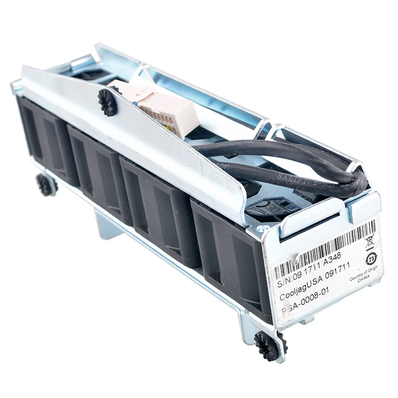 R. 124028 BU 09 1711 A348 CooljagUSA 091711   PSA-0008-01 Ventilador de 4cm 40mm 40x40x28mm DC12V 0.40A Ventilador de refrigeración para módulo de servidor - imagen 5