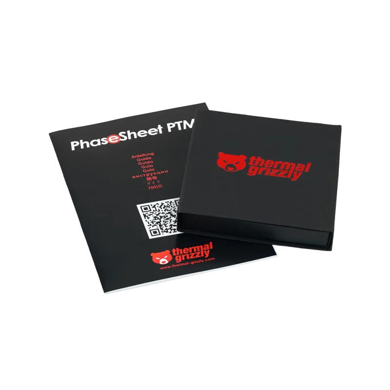 Hoja térmica Grizzly PhaseSheet PTM, almohadilla de enfriamiento de silicona de cambio de fase conductora térmica, almohadilla de grasa de silicona para CPU GPU para ordenador portátil - imagen 4