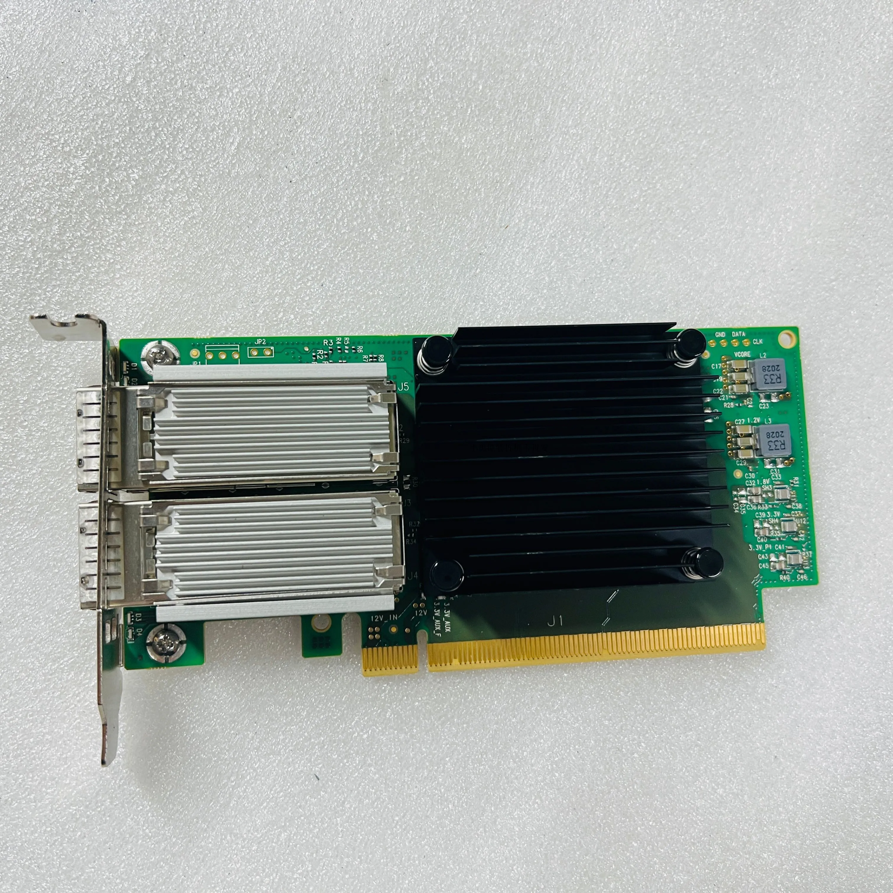 Para Mellanox ConnectX-5 MCX516A 09FTMY 100G Tarjeta de red de fibra óptica Gigabit de doble puerto - imagen 3