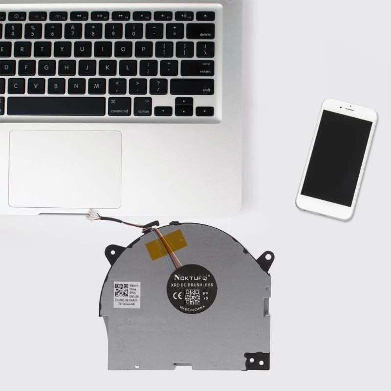 12pc original nuevo ventilador refrigerador GPU GPU para Y540-17 Y540-17IRH GTX16660 TI Notebook Computer Radiator - imagen 4