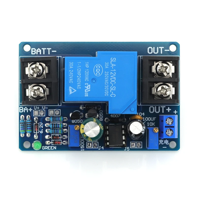 El módulo de protección de batería universal de 12 V 30 A evita sobretensión de descarga y restaura automáticamente de bajo voltaje - imagen 4