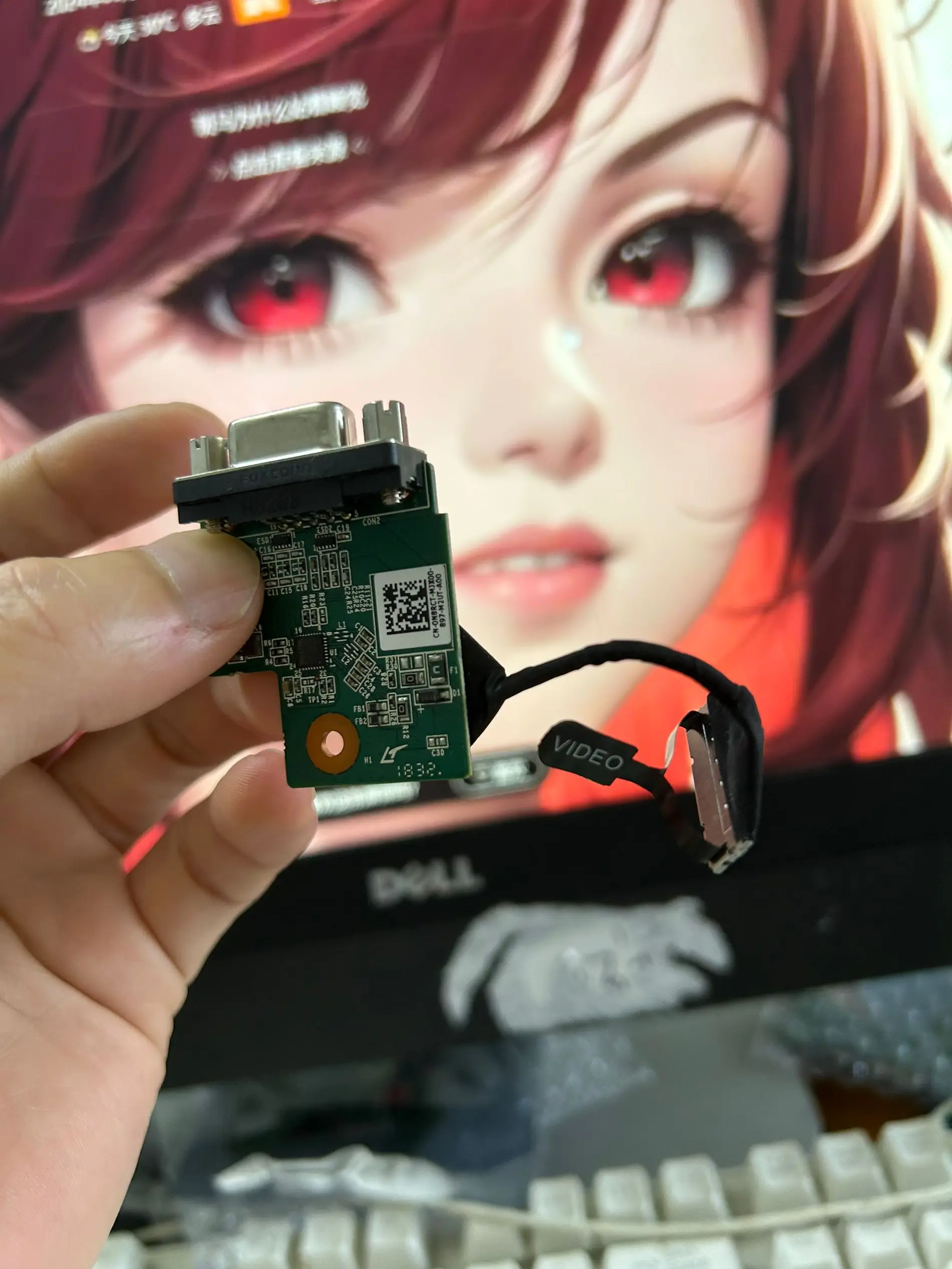 Tarjeta adaptadora de Cable Micro Desktop VGA de 15 pines para Dell Optiplex 3080, 5080, 3070, 7070, 7080, MFF, CN-0N8RCT, 0N8RCT, N8RCT