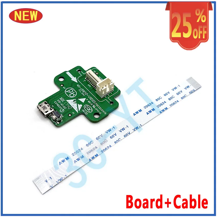 Conector de placa de fuente de alimentación Original, 1 piezas, para JBL LINK10 Link 10, Altavoz Bluetooth, puerto de carga Micro USB - imagen 3