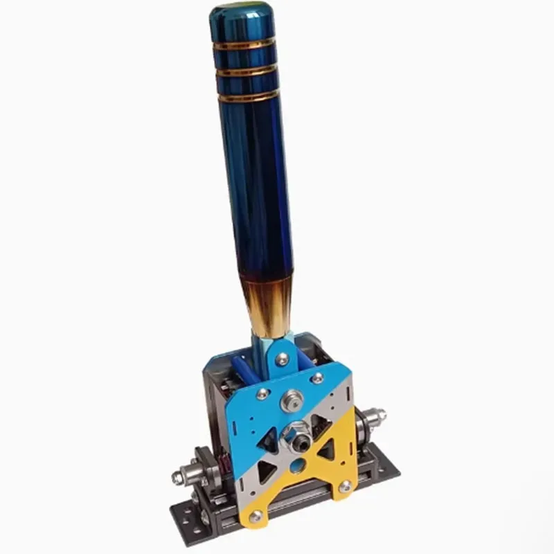 Simulador de juego de carreras, palanca de cambios secuencial para PC, palanca de cambios para Base y volantes, versión colorida/metal - imagen 3