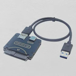 Adaptador USB 3.0 a SAS SFF-8482 de 29 pines, 6 Gbps