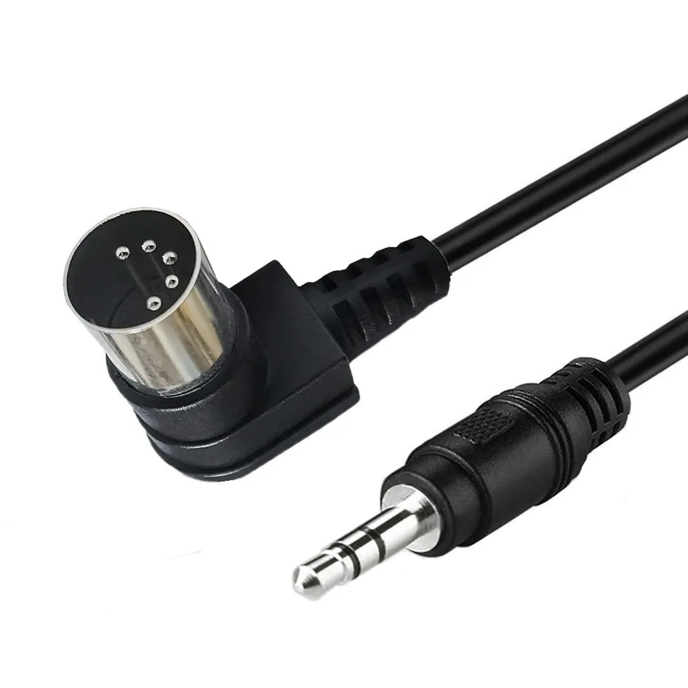 Cable de audio con conector MIDI TRS de 5 DIN a 3,5 mm, enchufe estéreo de 5 pines a 3,5 mm compatible con teléfonos inteligentes, cuadernos de PC, amplificadores - imagen 5