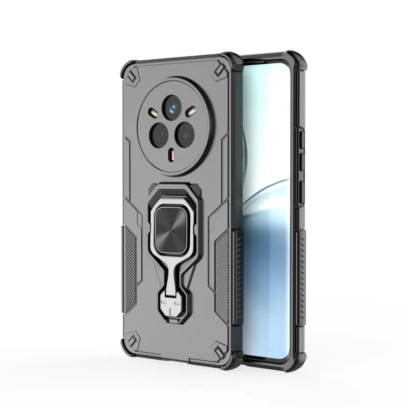 Para funda Realme 14 Pro funda OPPO Realme 14 Pro Capas lente protectora a prueba de golpes soporte de anillo magnético para Fundas Realme 14 Pro