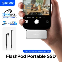ORICO S20 SSD Externo USB-C de Alta Velocidad FlashPod