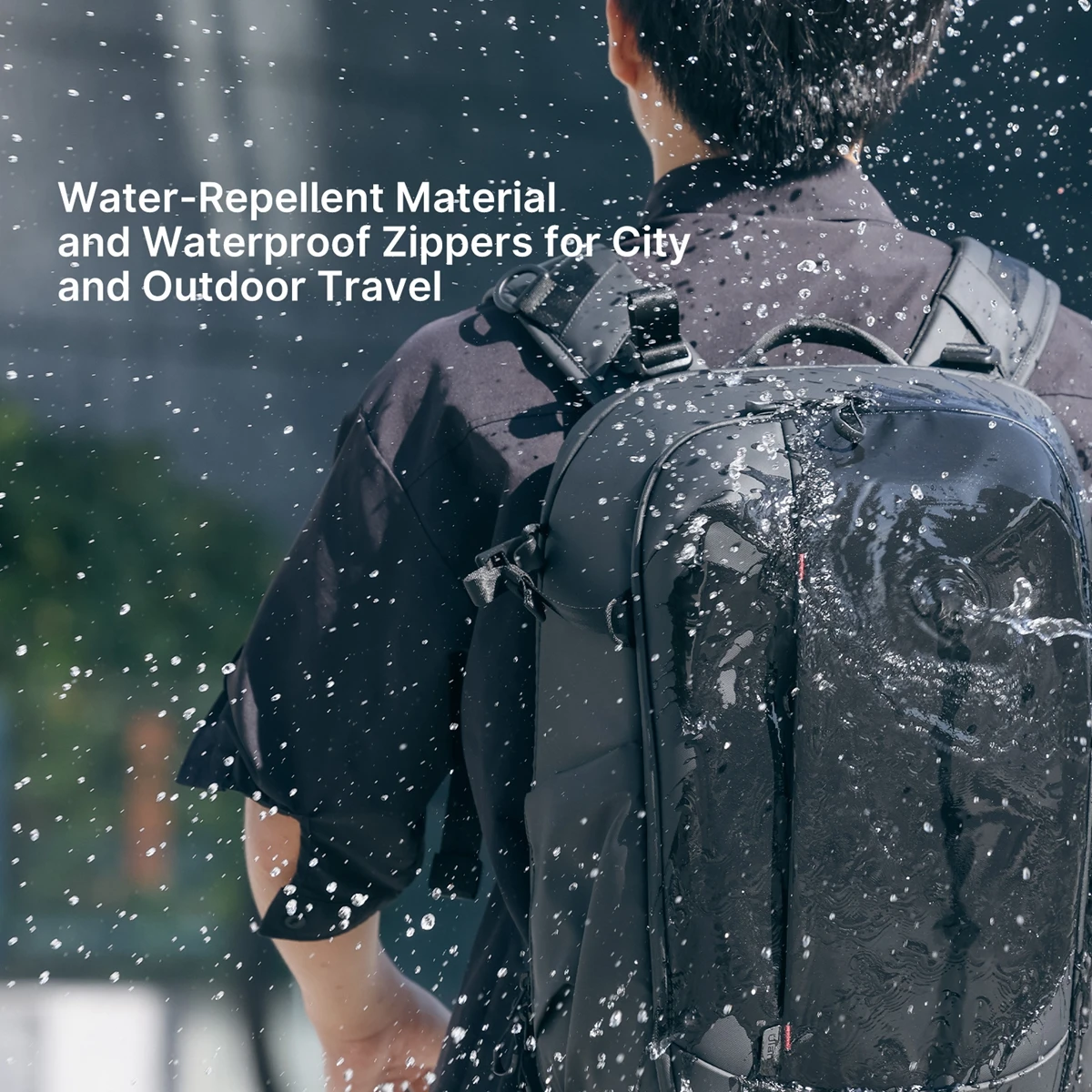 Ulanzi-mochila para cámara BP09, gran capacidad, 22L, impermeable, cámara Digital SLR, fotografía, bolsa de viaje, soporte para trípode, vídeo al aire libre - imagen 5