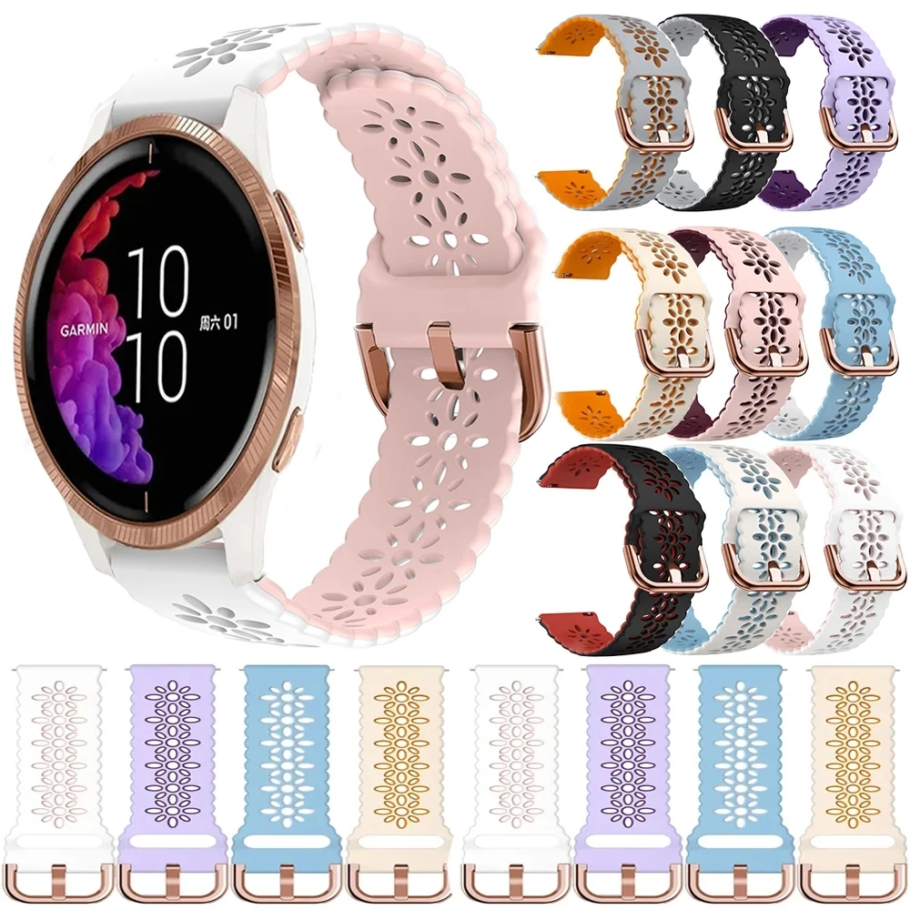 Correa de muñeca de silicona de 20mm para COROS APEX 2/42mm/PACE2 pulsera deportiva para Polar Pacer Ignite 3 accesorios de reloj inteligente ajustables - imagen 4