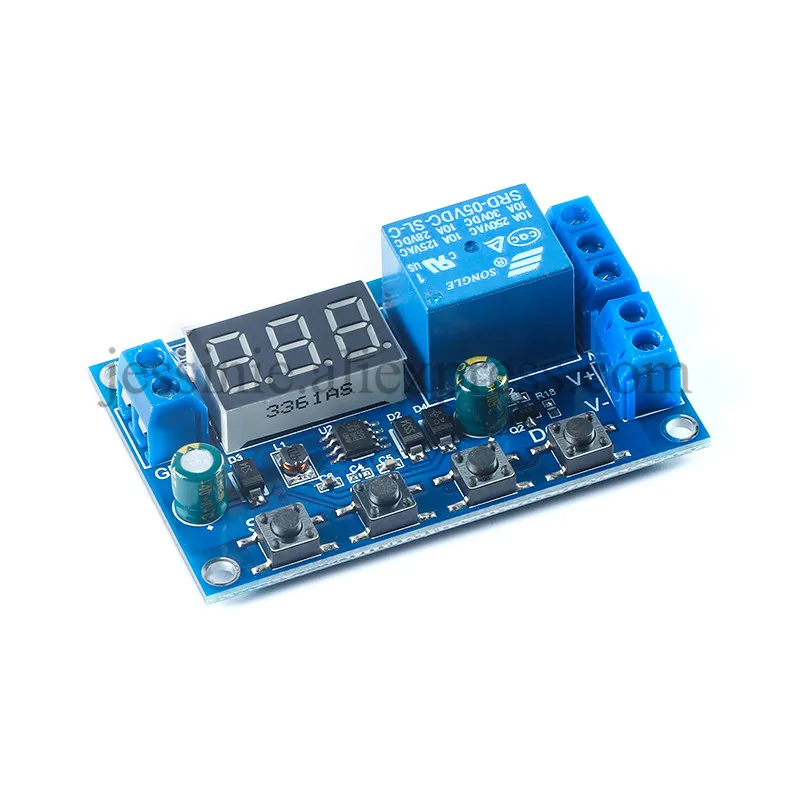 Placa de descargador de batería XY-DJ DC 6-40V, módulo de placa de protección contra sobretensión y bajo voltaje, módulo de precisión de apagado automático - imagen 2