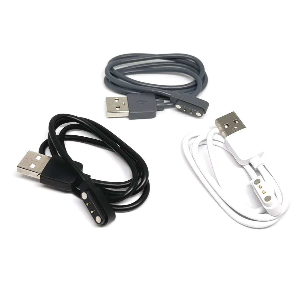 Cable de carga magnético Universal, Compatible con reloj inteligente para distancias de 2 pines, 4,0mm, novedosos Cables de cargador de energía USB - imagen 4