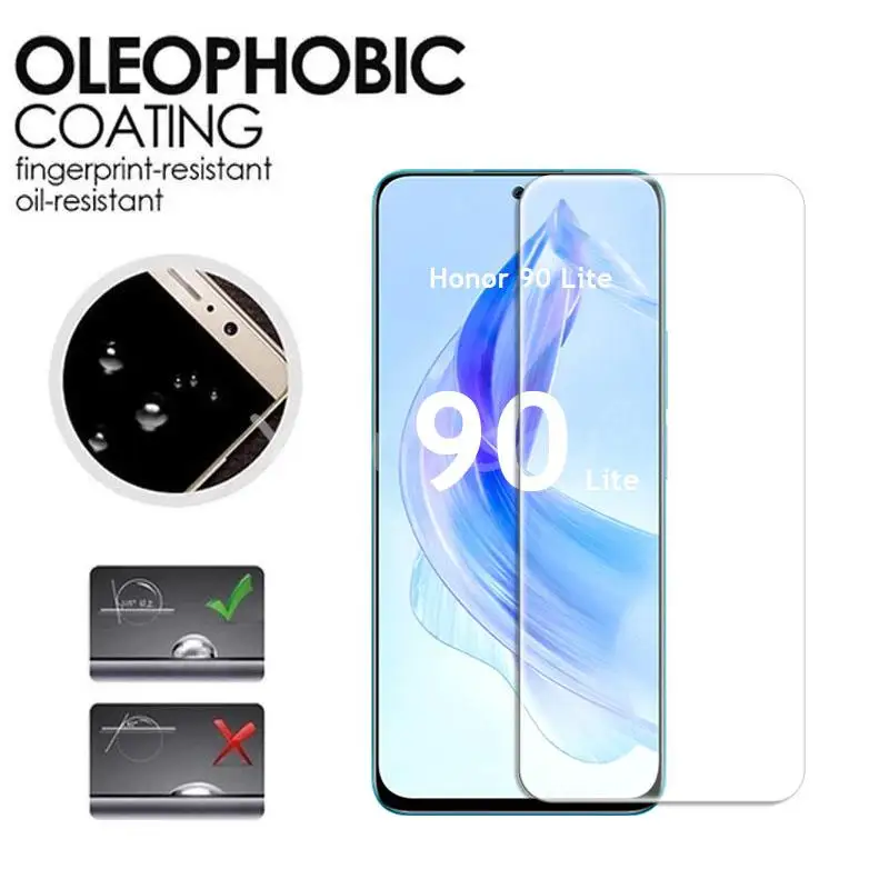 Para Honor 90 Lite Glass Honor 90 Lite película de pantalla de vidrio templado 9D película protectora de cámara Honor 90 Lite vidrio - imagen 3