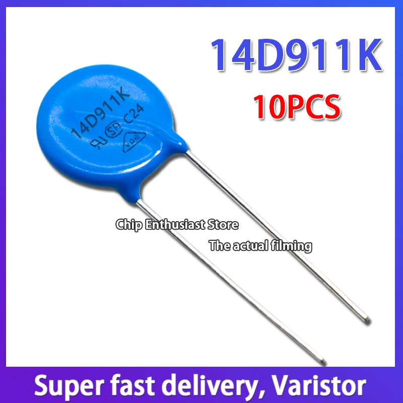 Varistor de 10 piezas 14D361K 361KD14 en línea, diámetro 14MM DIP-2 360V - imagen 3