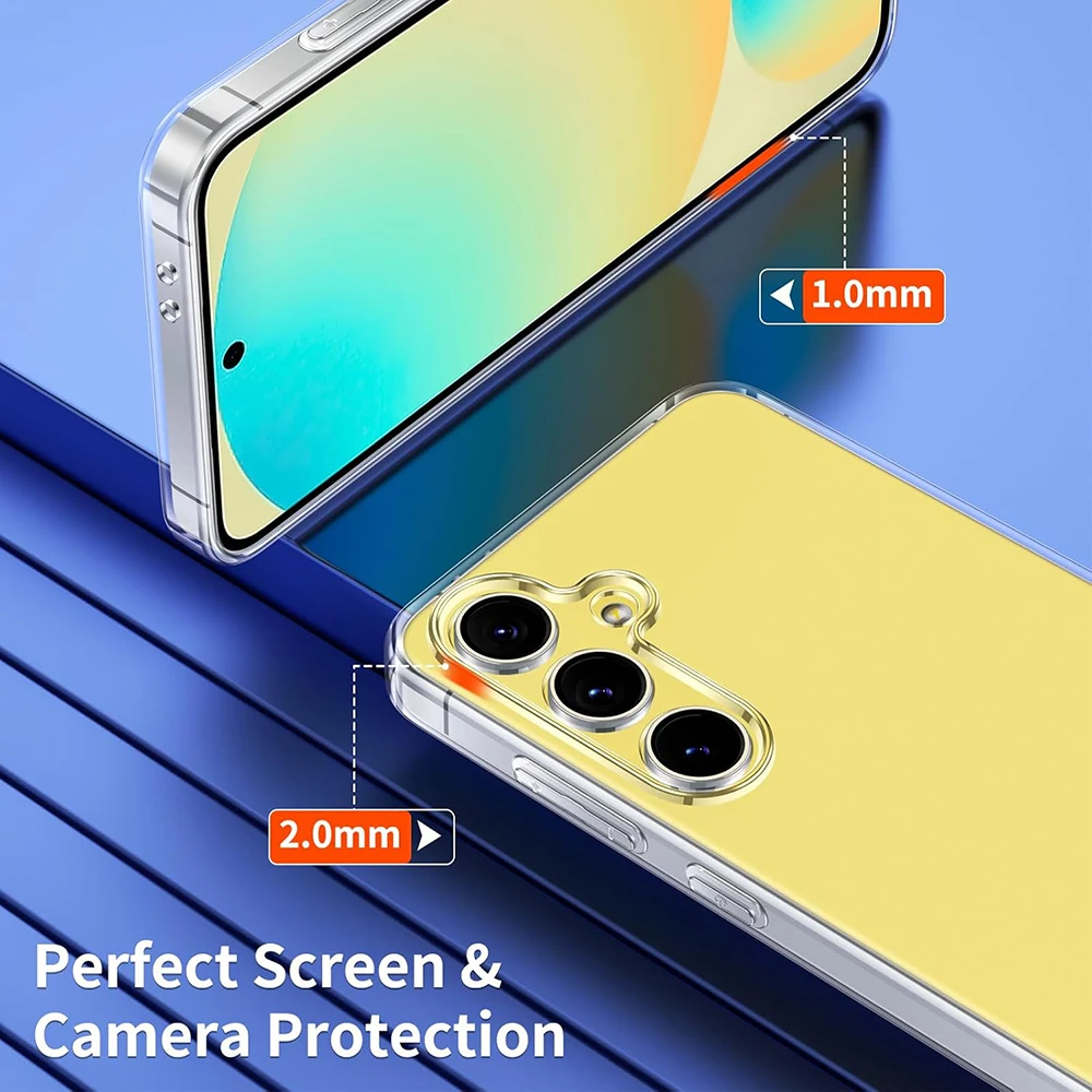 Funda transparente de protección de cámara para Samsung A17 A07 A27 A37 A57 A16 A06 A26 A36 A56 A05 A15 A25 A35 A55 A04S A14 A24 A34 A54 - imagen 5