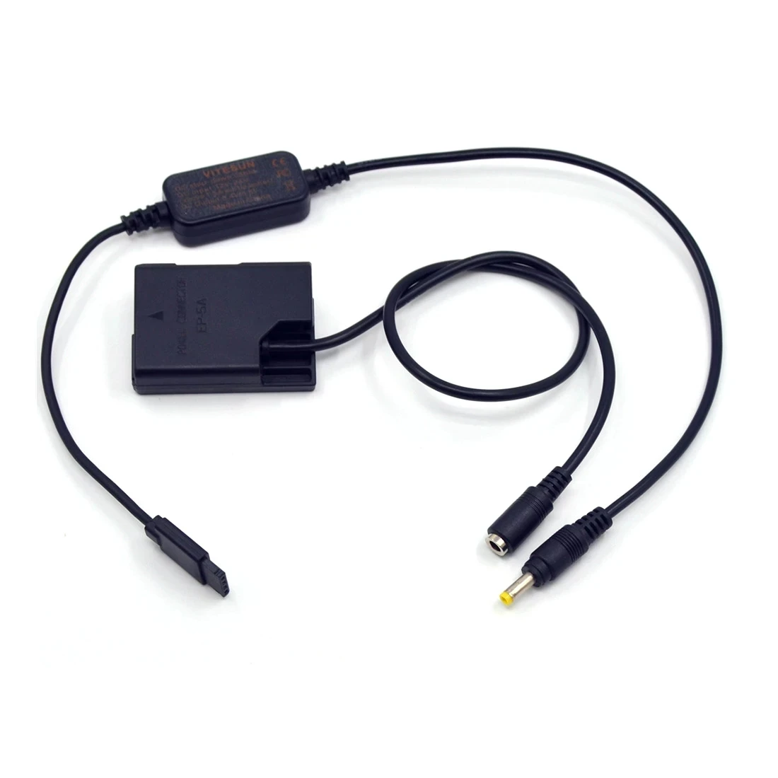 DJI Ronin-S al Cable adaptador de alimentación + EP-5A EN-EL14 batería falsa para Nikon P7000 P7800 D5500 D5600 D3300 D5100 D5300 D7800 - imagen 5