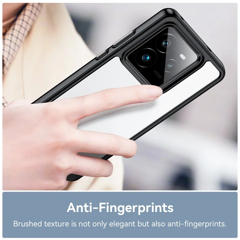 Para Realme GT 7 Pro чехол ELVEV PC duro transparente colorido + cubierta trasera protectora de TPU - imagen 3