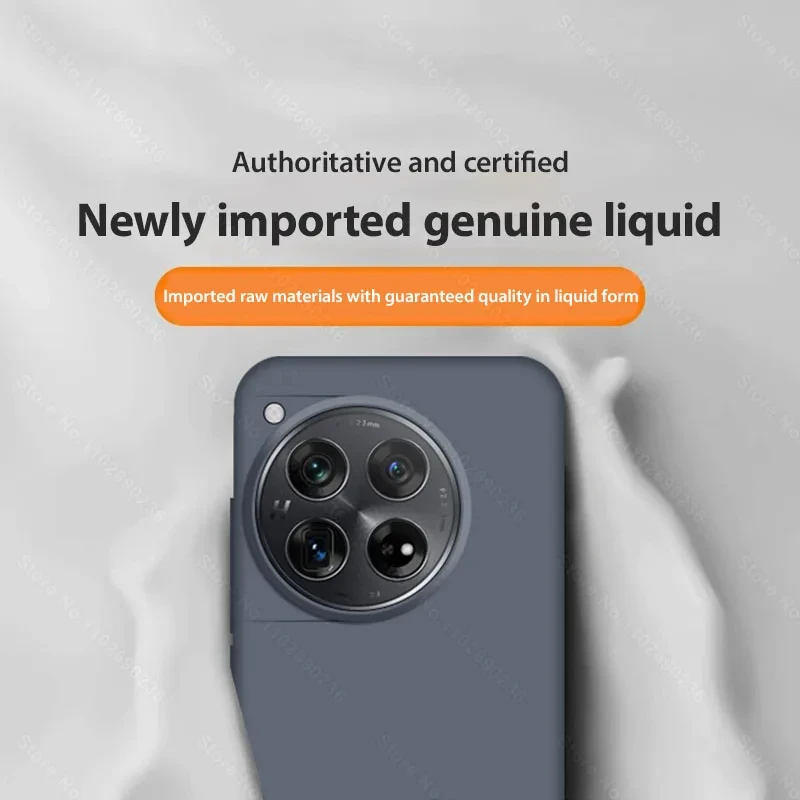 Para oneplus 13 12 12r 11 caso original líquido silicona teléfono casos para oneplus 12 13 12r Nord 4 10 pro silicona cubierta a prueba de golpes - imagen 3