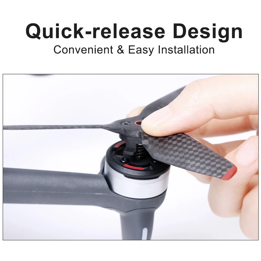 Hélice de fibra de carbono tipo prensa para Dron, Quadcopter, hélices, aviones - imagen 5
