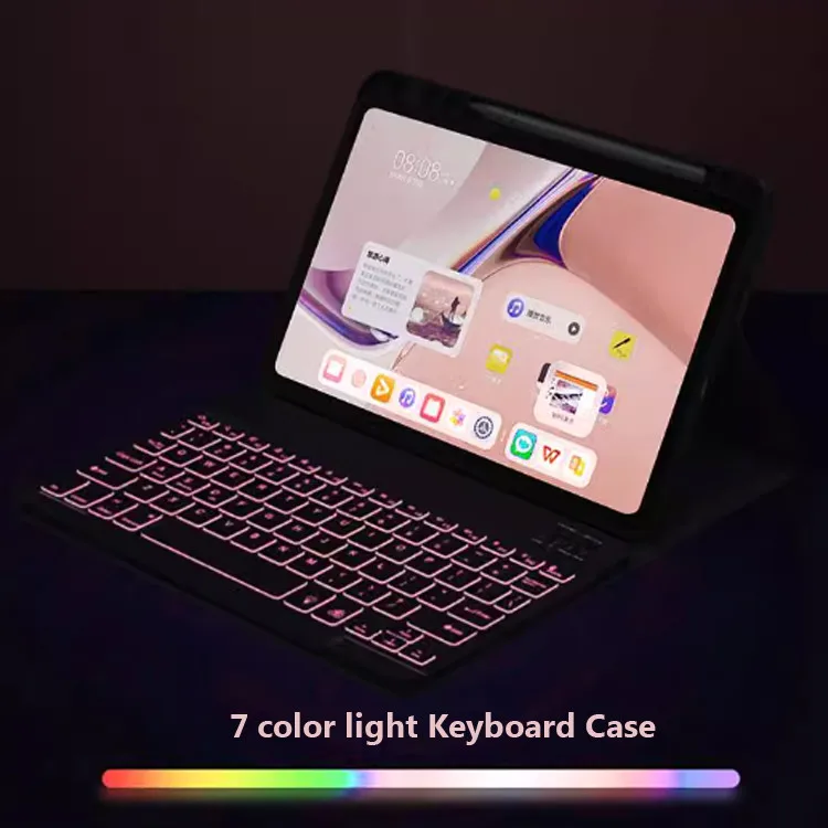 Funda con teclado para Honor Pad 9 12,1 pulgadas/Pad GT Pro 12,3 para MagicPad 2 12,3 pulgadas Bluetooth teclado magnético funda para ratón - imagen 3