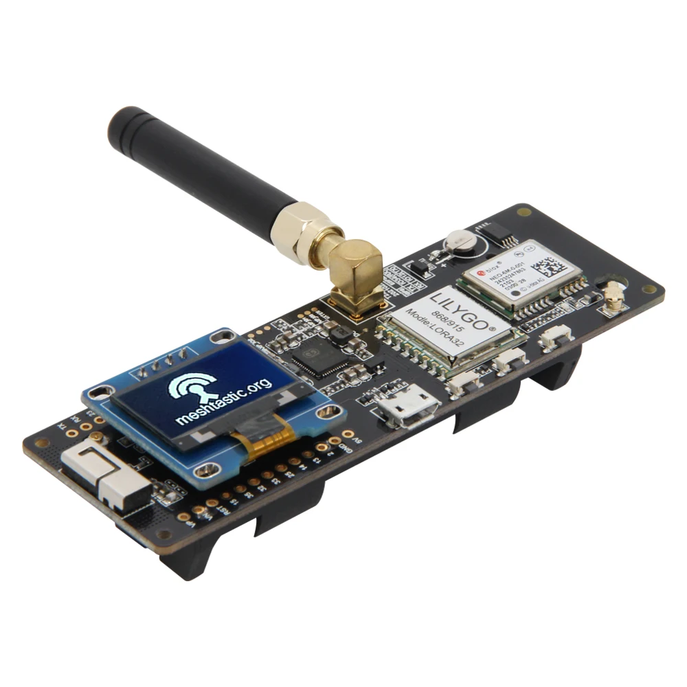 LILYGO® TTGO Meshtastic T-Beam V1.2 ESP32 LoRa Placa de desarrollo 433MHz 868MHz 915MHz 923MHz WiFi BLE GPS pantalla OLED AXP2101 - imagen 3