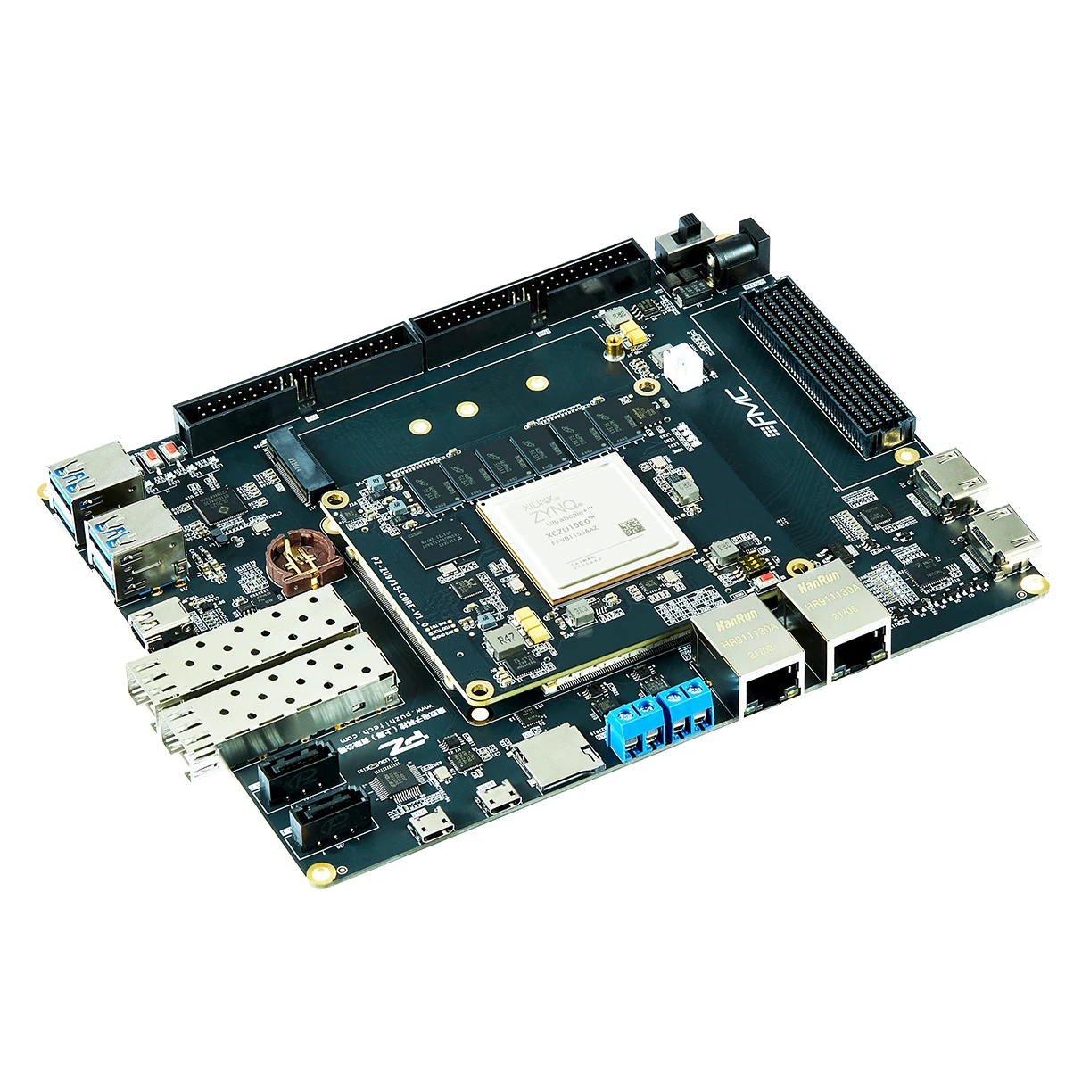 Tarjeta PUZHI ZU15EG ZU9EG: Xilinx ZYNQ UltraScale XCZU9EG XCZU15EG Placa de desarrollo FPGA SFP 4K - imagen 5