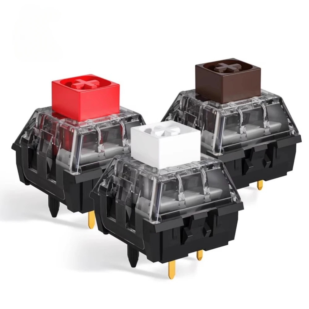 10/30/70/87/108 Uds V2 blanco/rojo/eje de té juego de deportes teclado mecánico con enchufe caliente cuerpo de eje de párrafo lineal de cinco patas - imagen 3