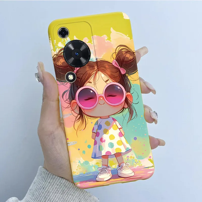 Funda para Huawei Nova Y72 mariposa Floral diseño de niña suave TPU funda trasera de silicona para Huawei Nova Y 72 MGA-LX3 disfruta de 70 Fundas - imagen 2