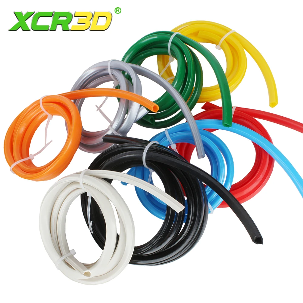 Cubierta de ranura de aluminio, perfil de sellado plano 2020, accesorios de impresora 3D para soporte de Panel de extrusión negra, tubo de relleno en T extruido de 6Mm