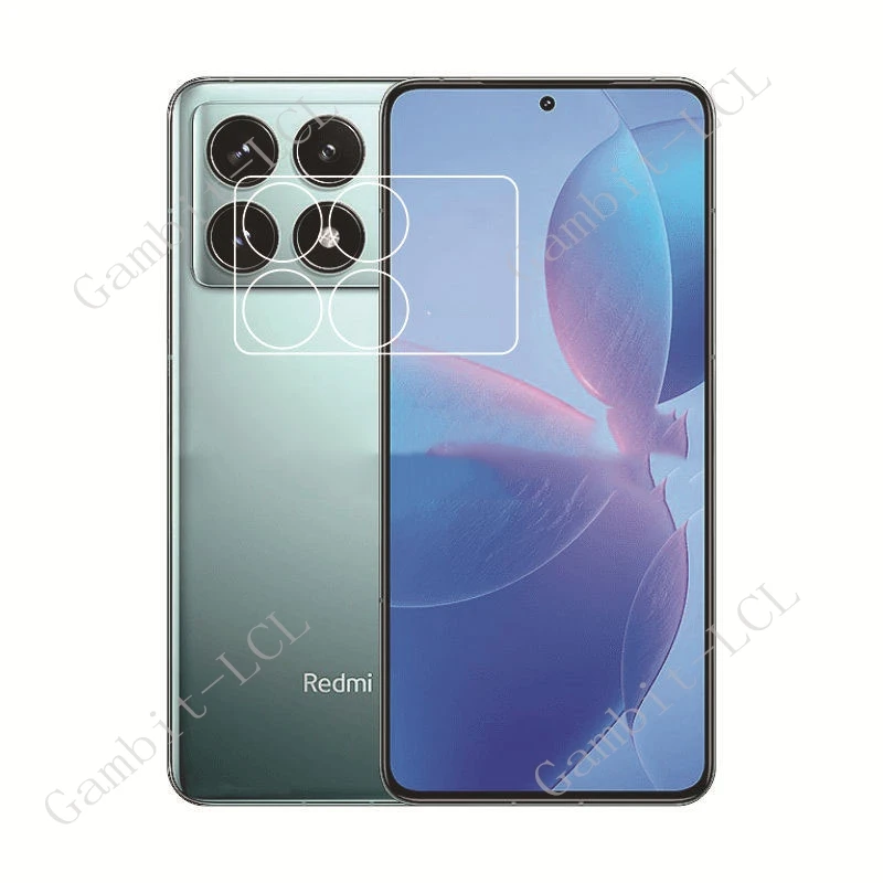 2 uds película de lente de cámara 3D para Xiaomi Poco X6 Pro 5G PocoF6 F6 X6Pro Redmi K70 K70E cubierta protectora de vidrio templado Original - imagen 5