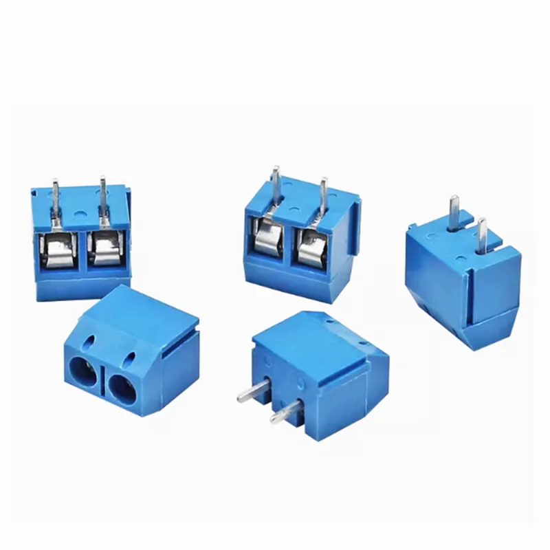 Bloque de terminales de Cable de tornillo KF301 2P 3P 4P 5mm KF301-2P KF301-3/4P paso 5,0mm Pin recto conector de Cable PCB enchufable empalmable - imagen 2
