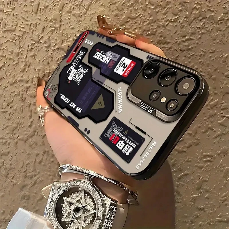 Coque de téléphone Graffiti Style Mecha, étui pour Samsung Galaxy A56 A55 A54 A53 A35 A15 A16 A36 A52 5G S24 S22 S25 Ultra Plus S23 S21FE - imagen 4