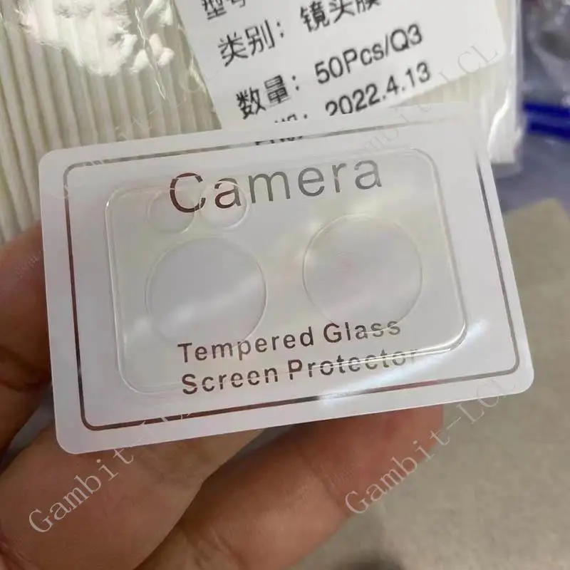 Lente de cámara 3D para OPPO Find X5 Lite, vidrio templado Protector en X5Lite Reno 7 Reno7 5G, película protectora de pantalla trasera Global - imagen 5