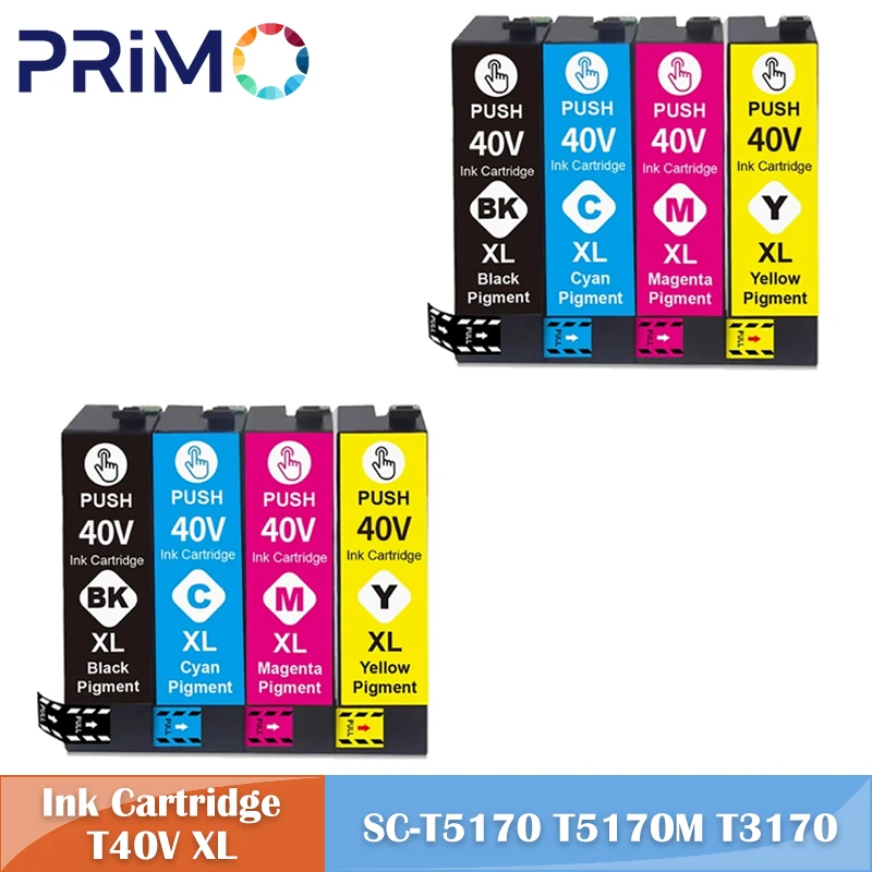 Cartucho de tinta T40V XL de América del Norte para Epson SC-T5170 SC-T5170M SC-T3170 SC-T3170M SC-T2170 T5170 T3170 T2170