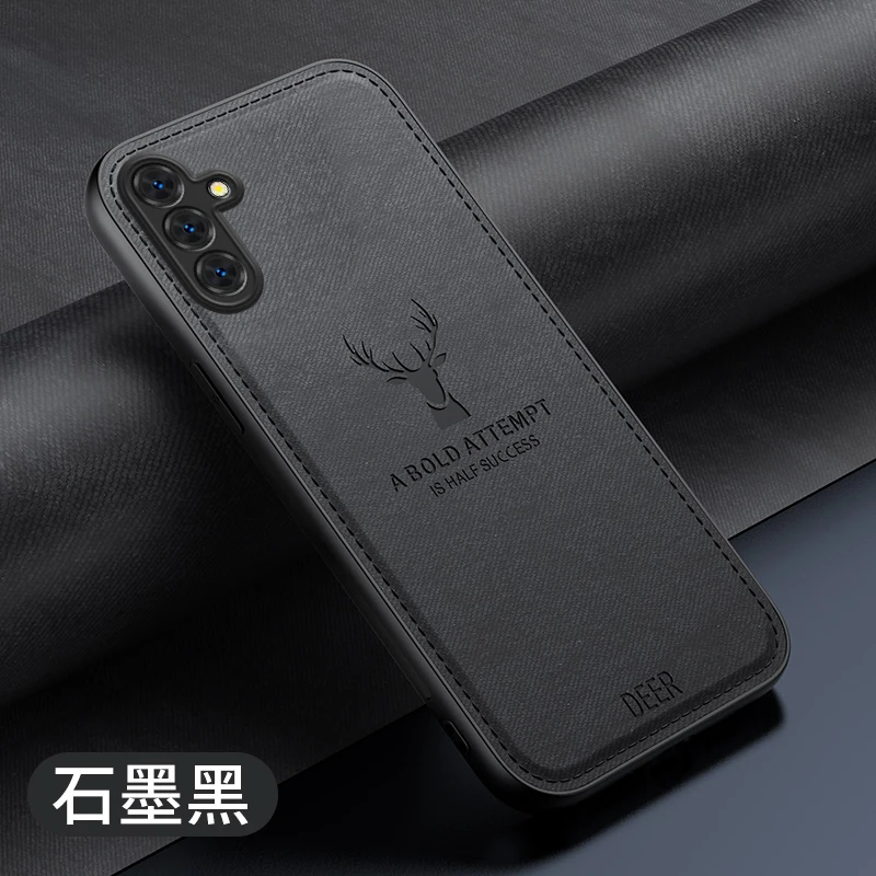 Funda para Samsung Galaxy A56, funda de tela tejida de lujo para Samsung Galaxy A56, protección de cámara de silicona, parachoques a prueba de golpes