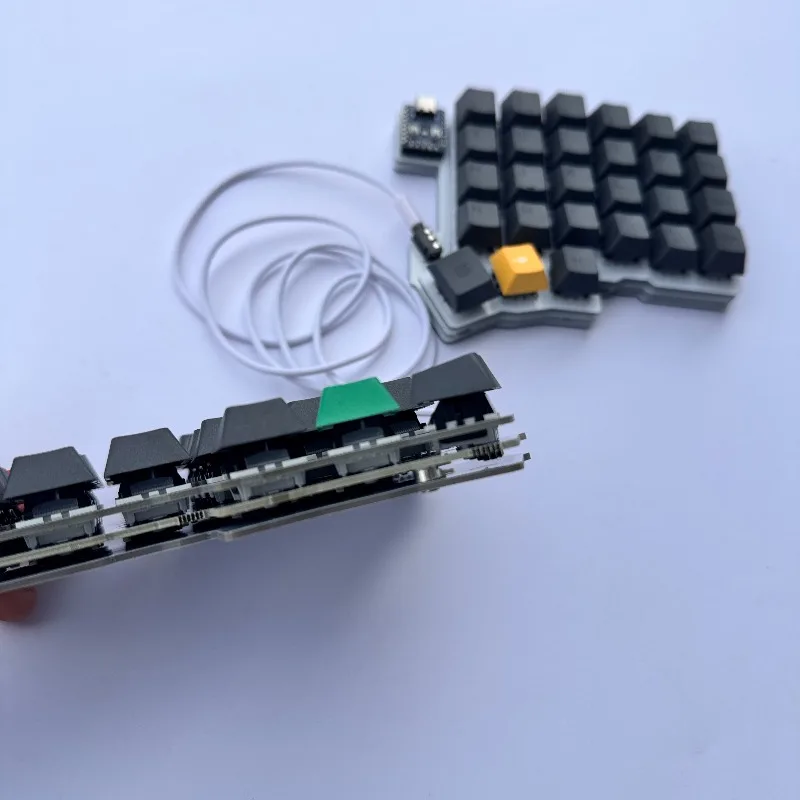 Silakka54 teclado inalámbrico dividido personalizado intercambio en caliente Bluetooth modo Dual teclado ergonómico dividido teclados mecánicos para juegos - imagen 3