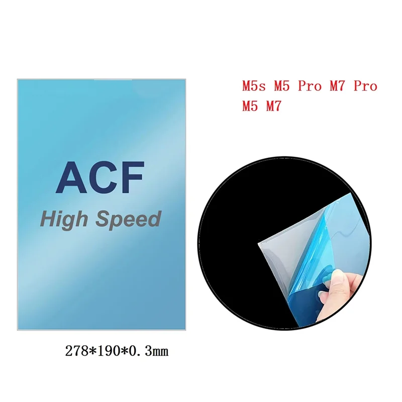 Películas de liberación para impresoras de GW-3D, 5 uds., para ANYCUBIC Photon Mono M5s ACF, accesorios para impresora 3D LCD SLA - imagen 3