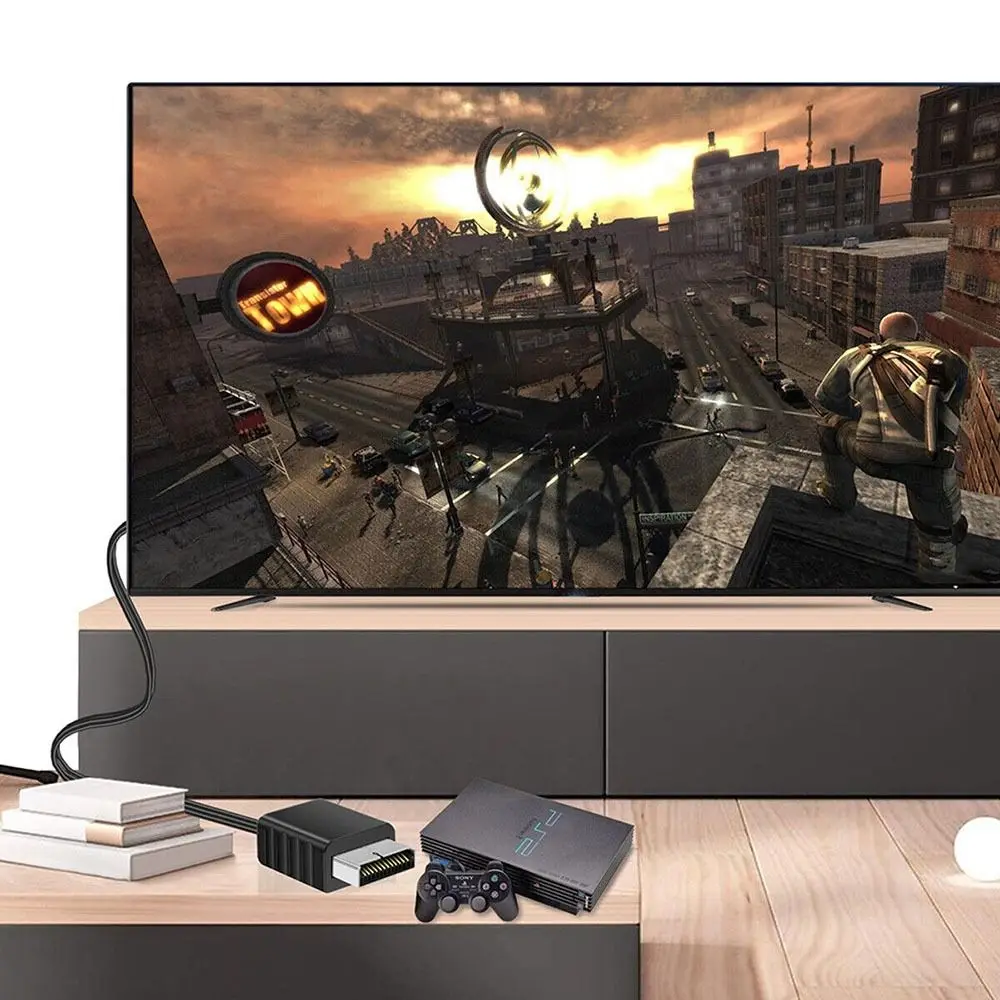 Cable convertidor de Audio y Video adaptador de PS2 a 1M para Sony PS2/PS1 a - imagen 2