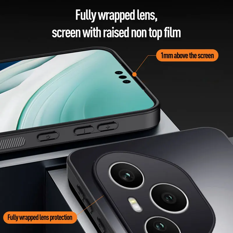 Funda para Honor 400 Pro 300Pro, nuevo estilo, sensación de piel mate, protección de lente AG, funda trasera dura para teléfono para Huawei Honor 400 Pro - imagen 5
