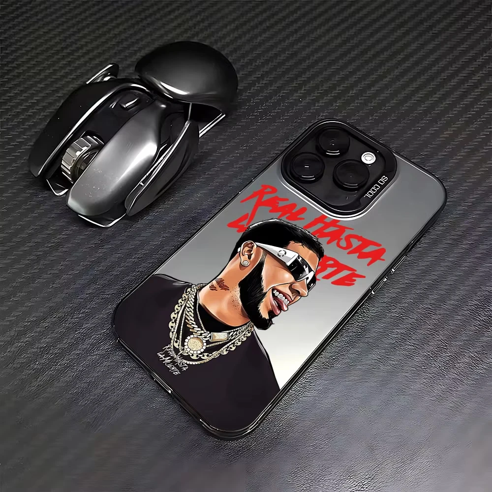 Anuel AA rapero funda de teléfono con revestimiento en caliente para iPhone 17 Pro 16 15 14 13 12 11 Pro Max 16 Plus 16E 17 Air contraportada a prueba de golpes - imagen 3