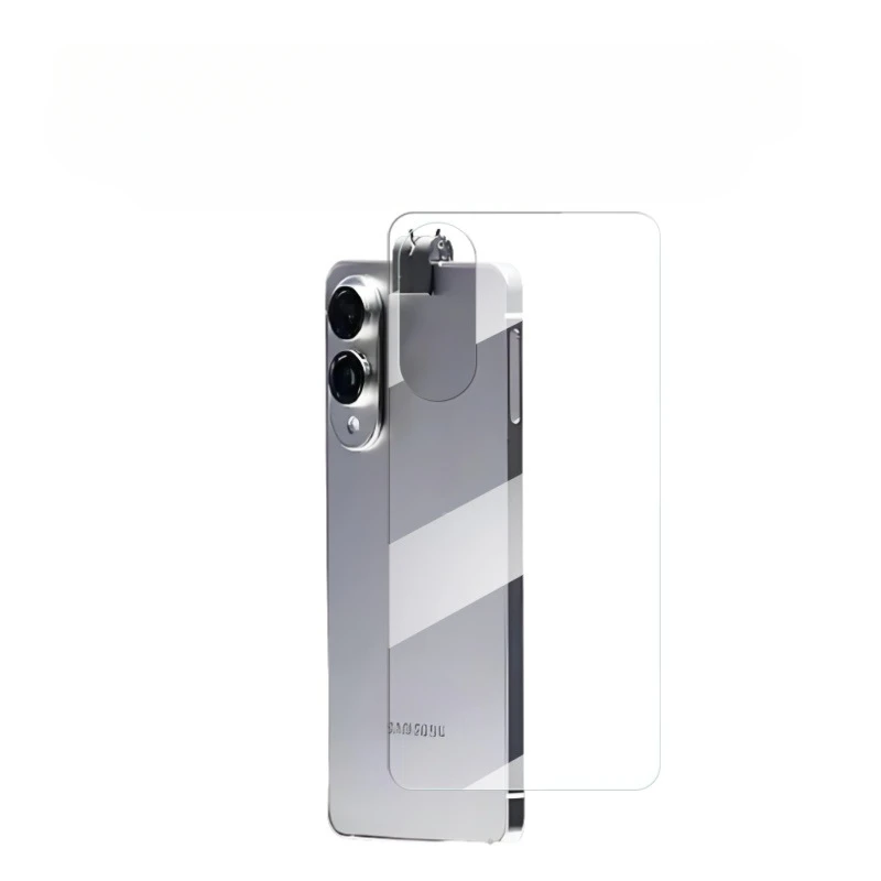 Vidrio templado trasero 9H para Samsung Galaxy S25 Edge A56, funda trasera, Protector de pantalla completa, película trasera para Samsung A56 - imagen 4